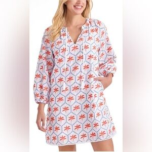 NWOT TOMMY BAHAMA Catalina Coast Eyelet Swim Cover-Up Dress